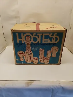 Buy Vintage Hostess 34 Piece Crystall Glassware Set  • 42.52£