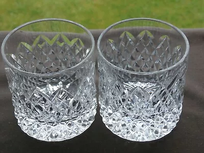 Buy 2 X Tyrone Crystal  SPERRINS  Whiskey / Rummers - Ex Cond - Stamped • 24.99£