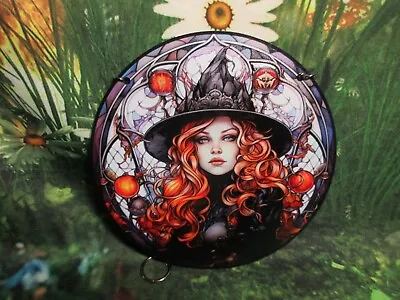 Buy ❤️New Acrylic Stained Glass Style Witch Window Hanging Pendent 15cm • 6£
