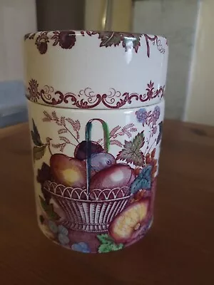 Buy Mason's Fruit Basket Ironstone China Lidded Jar Canister • 5£