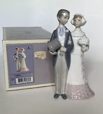 Buy Lladro 4808 WEDDING Cake Topper Bride & Groom W/ Original Box - • 47.47£