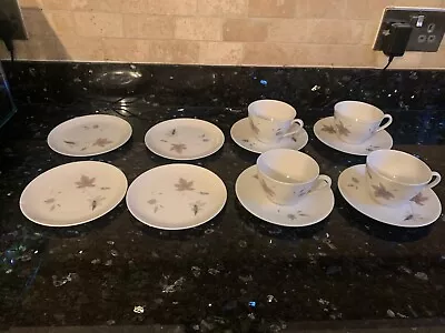 Buy Royal Doulton Fine Bone China Tea Set Tea Cup Saucer Side Plate Tumbling Leaves • 5£
