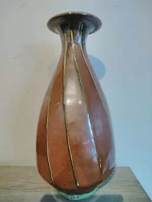 Buy Large David Frith Tenmoku Glazed Pottery Vase • 65£