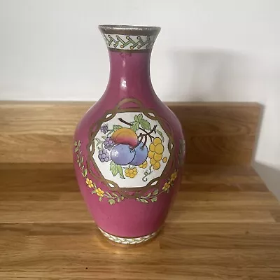Buy Cetem Ware Pink & White &fruit Bud Vase • 13.99£