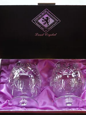 Buy Boxed Pair Vintage Edinburgh Crystal Embassy Brandy Glasses - 5  • 27.99£