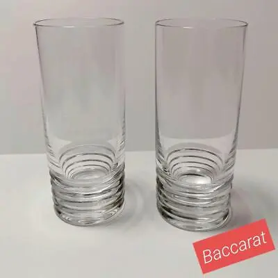 Buy Baccarat Lalande Glass Tumbler H12cm Pair Set Tableware No Box Party Collecter • 128.36£
