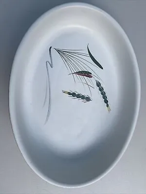 Buy Denby Greenwheat Stoneware Oval Server  11 1/2” Signed Made In England • 16.90£