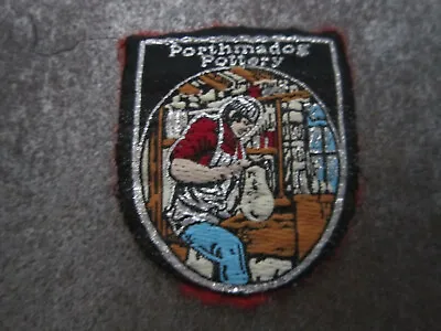 Buy Porthmadog Pottery Woven Cloth Patch Badge (L46S) • 3.99£