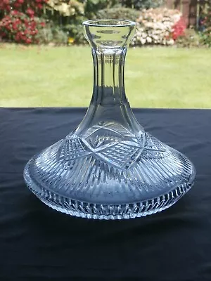 Buy Tyrone Crystal  SLIEVE DONARD  Ships Decanter - No Stopper  - Stamped • 14.99£