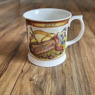 Buy Queens Golf Mug Cup Fine Bone China Made In England Good Condition • 8.99£