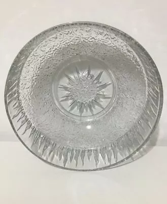 Buy 1960s Vintage Cut Glass Large Bowl - Fruit Bowl • 9.99£