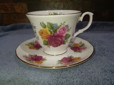 Buy Vintage Duchess Fine Bone China England Tea Cup/Saucer Plate • 28.42£
