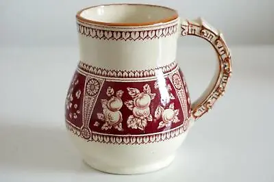 Buy Rare Old Hall Earthenware Jug C.1885 - Attributed To Christopher Dresser • 85£