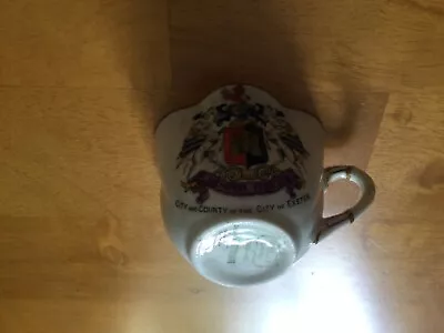 Buy Bone China Exeter Crest Cup • 5.50£