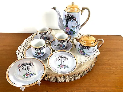 Buy Pretty Vintage Chinese Themed Tea Set Stamped Foreign • 15£