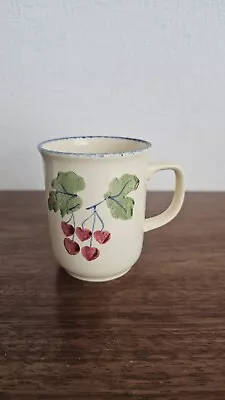 Buy Vintage Poole Pottery Dorset Fruit Mug Studio Design Hand Painted Cherries Rare • 19£
