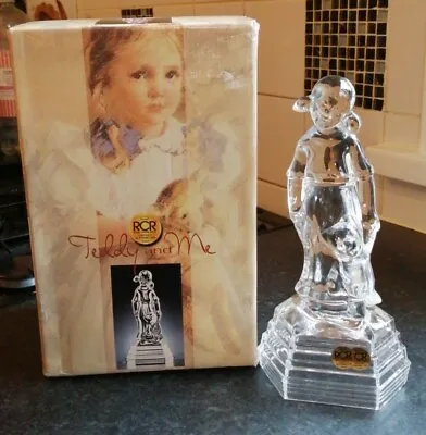 Buy Rcr Royal Crystal Rock 24% Crystal Teddy & Me Glass Figurine Boxed New 10    • 20.99£