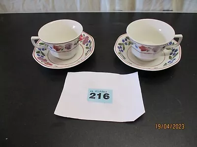 Buy Adams Old Colonial Tea Cups & Saucers X 2 • 3£