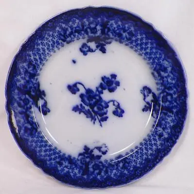 Buy Chatsworth Flow Blue Salad Plate Ford & Sons Earthenware Antique • 75.10£