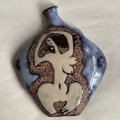 Buy Pottery Wall Flask Lady Decoration • 8.50£