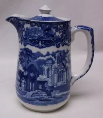 Buy George Jones & Sons Abbey 1790 Covered Pitcher Blue Willow • 23.48£