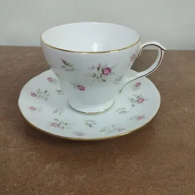 Buy Vintage, Duchess 'Marie' Pattern, Tea Cup & Saucer With Pink Roses • 5.95£