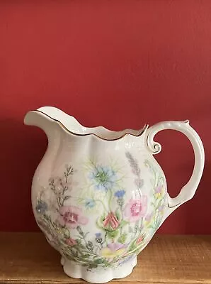 Buy Aynsley China Wild Tudor Scalloped Jug Vase • 9£