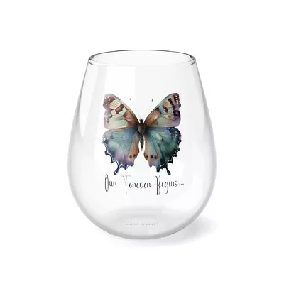Buy Butterfly Stemless Wine Glass, 11.75oz • 17.20£