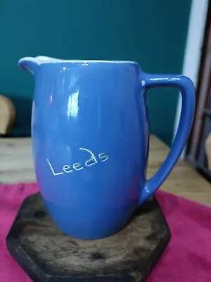 Buy Vintage New Devon Pottery Milk Jug  Leeds  9cms Diameter  13 Cms High • 5£