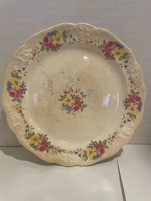 Buy VINTAGE Chelsea 6.5” FLORAL PLATE (LL) With Crazing • 9.49£