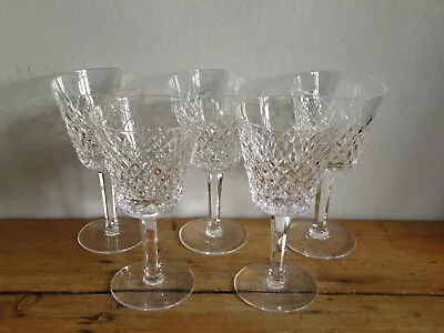 Buy 4 X Waterford Crystal Large Claret/Wine/Water Glasses From Alana Range Ireland • 60£