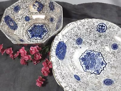 Buy 2 X Antique James Kent Fenton Old English Porcelain Bowl/Dish - Osaka Pattern • 69.99£
