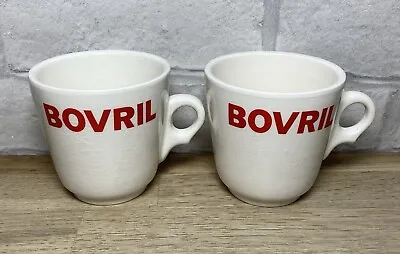 Buy X2 Vintage Small Bovril Mugs Arklow Produced In Republic Of Ireland Pair Of Mugs • 9.99£