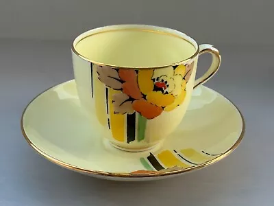 Buy Vintage Bone China Crown Staffordshire Floral Pattern  Cup & Saucer • 8£