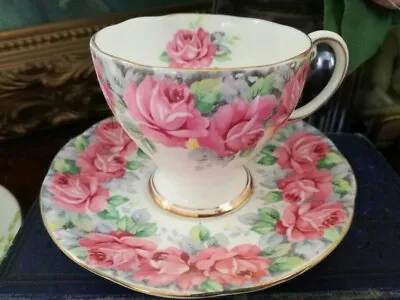 Buy Royal Standard Rose Of Sharon Coffee Cup And Saucer Corset Shape Cup • 12£