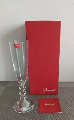 Buy NEW BACCARAT France  VEGA Glass Crystal CHAMPAGNE FLUTES With Box • 130.66£