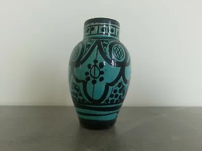 Buy Persian Iznik Style Green Glazed Pottery Small Pot Or Vase • 65£