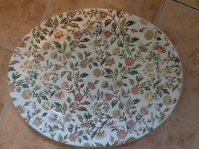 Buy 19th Century, E& C Challinor, Fenton Pottery, Meat Plate, 18  Long, 14 1/2  Wide • 25£