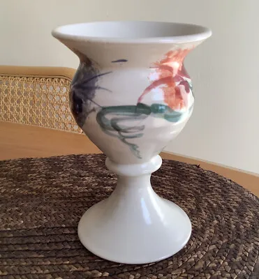 Buy Ireland Ballydougan Studio Pottery Goblet Stemmed Bowl Hand Decorated H5.5” VGC • 9£