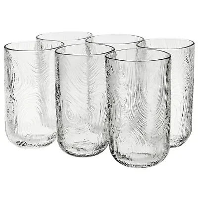 Buy 6x Highball Drinking Glasses Tumblers For Cocktails Glass Hot & Cold Drink 355ml • 15.99£