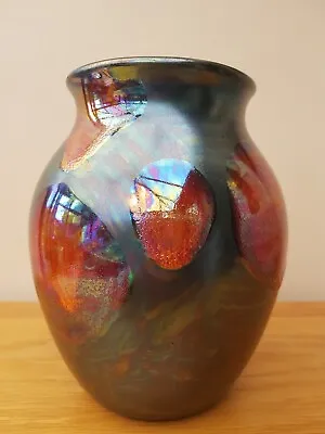 Buy Vintage/Retro Poole Pottery Iridescent Vase • 25£