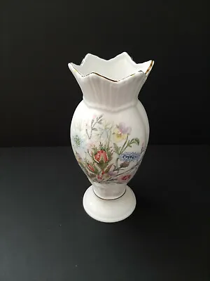 Buy Aynsley Fine Bone China 'Wild Tudor' Collectable Vase - Very Good Condition  • 8.99£