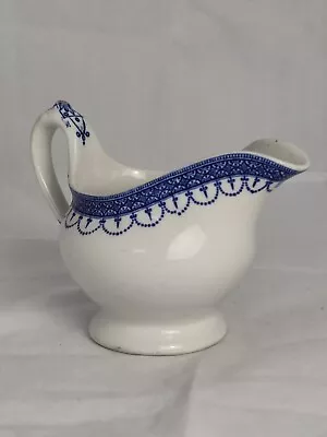 Buy Vintage Losol Ware Porcelain Gravy Boat Blue/white Floral Keeling & Co • 16£