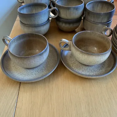 Buy Denby Romany 2 X Tea Cups And Saucers • 5£