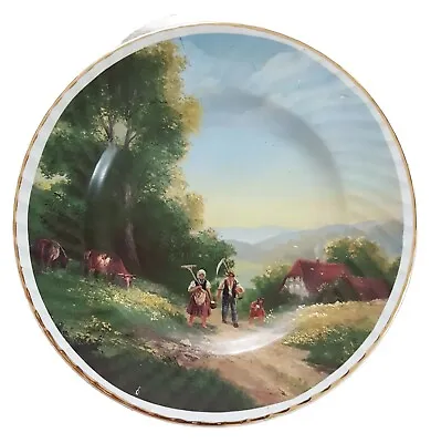 Buy Barratts Fine Tableware,  Old English Farming Scene, Cows, Thatched Cottage • 17.37£