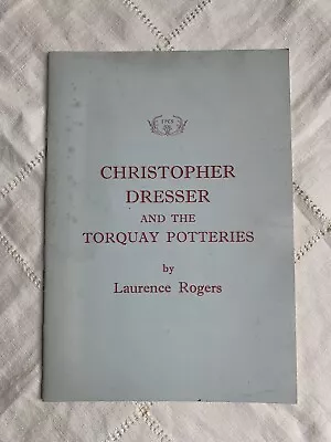 Buy Christopher Dresser & The Torquay Potteries, Bound Copy Of Article By L Rogers • 2.99£