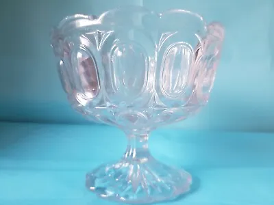 Buy Vintage Cut Glass Pedestal Bowl Dish • 11£