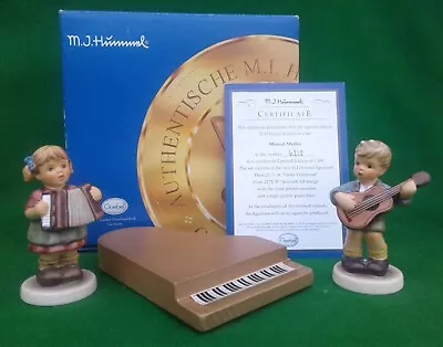 Buy Goebel / Hummel “musical Medley” 3 Piece Set - Tmk 8 - Ltd Edition & Coa- Boxed. • 34.99£