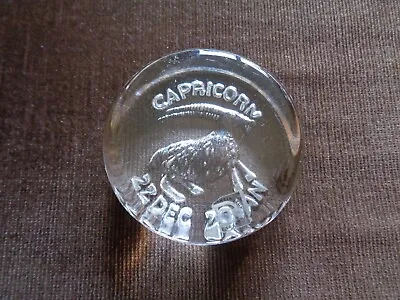 Buy Dartington Glass Zodiac Paperweight 'Capricorn' Star Sign • 6.99£
