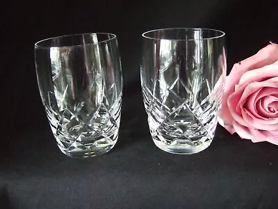 Buy Pair Of Stuart Lead Crystal Cut Small Glass Whisky Spirits Rocks  Glasses (CW3) • 6.99£
